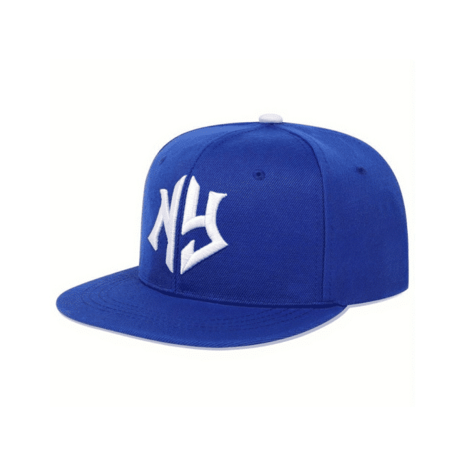 New York Embroidery Baseball Cap - Blue