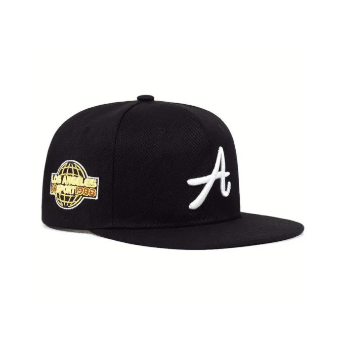 Los Angeles Embroidery Baseball Cap - Black
