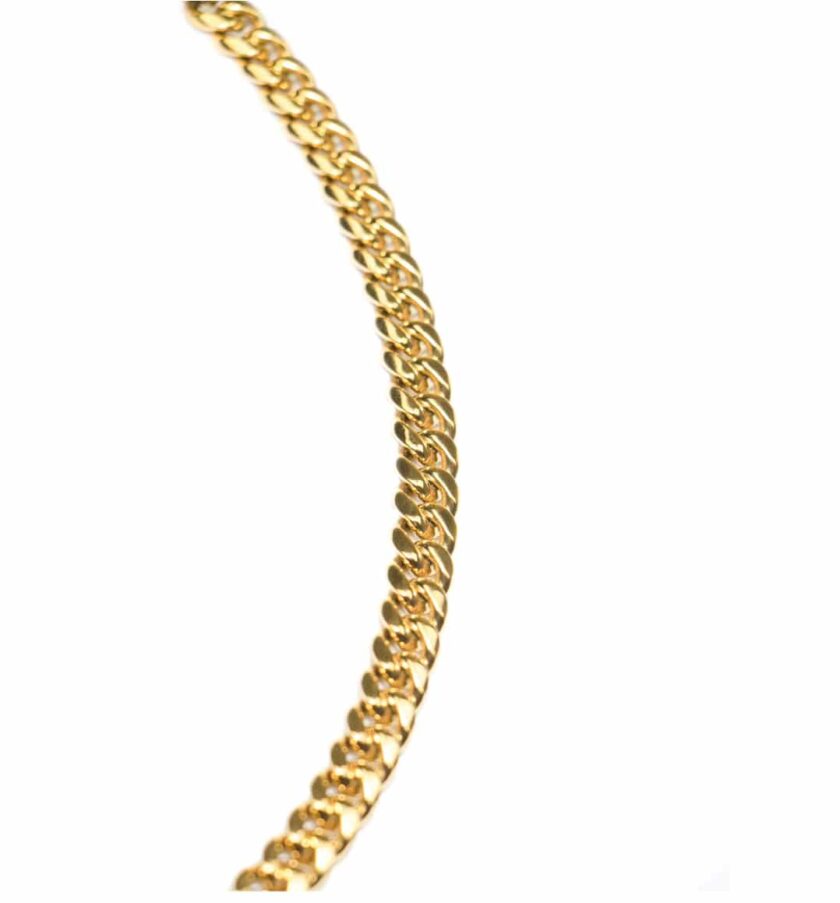 Gold Cuban Chain - 8mm - Image 2