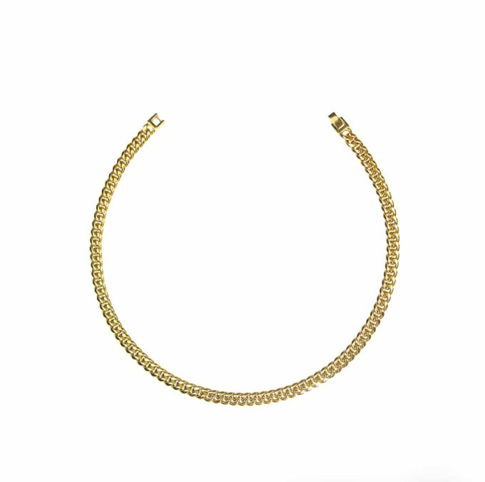 Gold Cuban Chain - 8mm