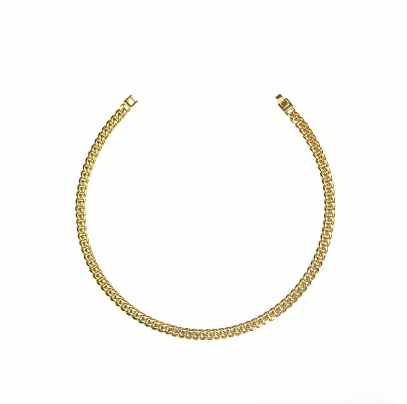 Gold Cuban Chain - 8mm
