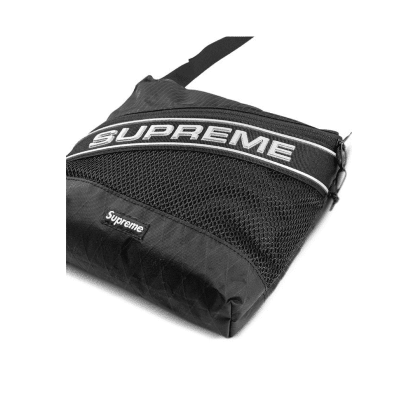 Supreme Logo Shoulder Bag - Black - Image 3