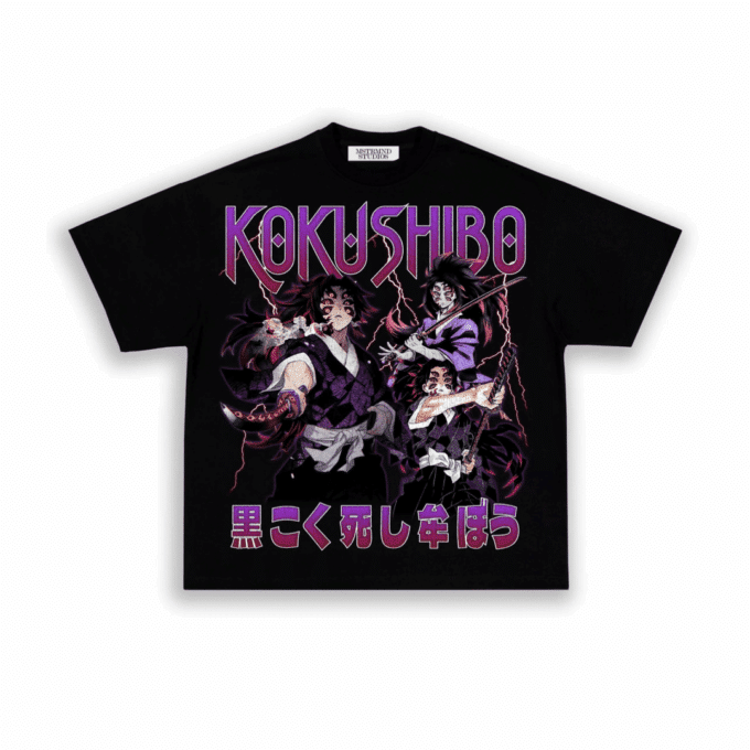 Kukushibo Demon Slayer Tee - Black
