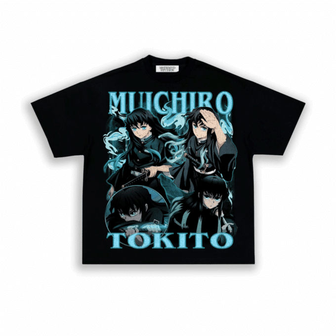 Muichiro Demon Slayer Tee - Black