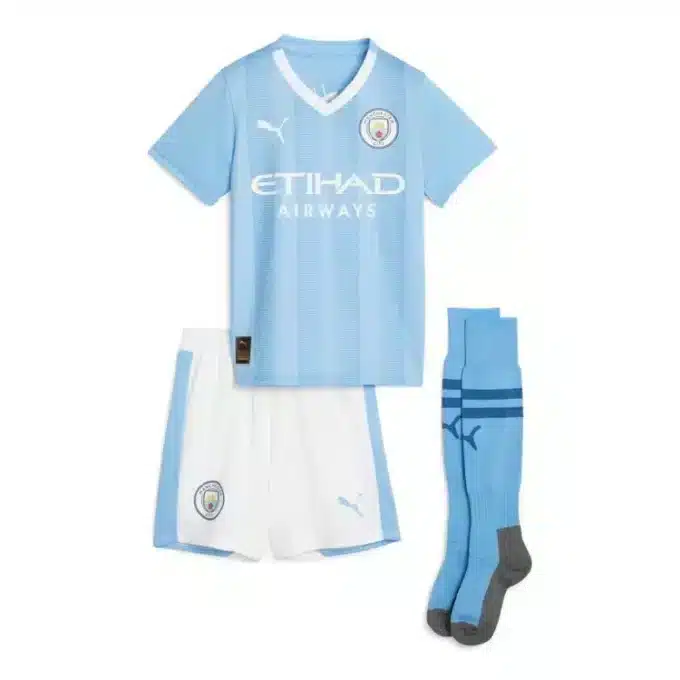 Manchester City Home Kit 23/24 - Kids