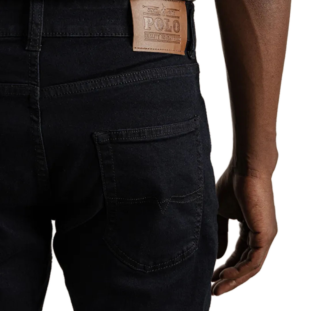 Polo Mens Simon Jean - Black - Image 3
