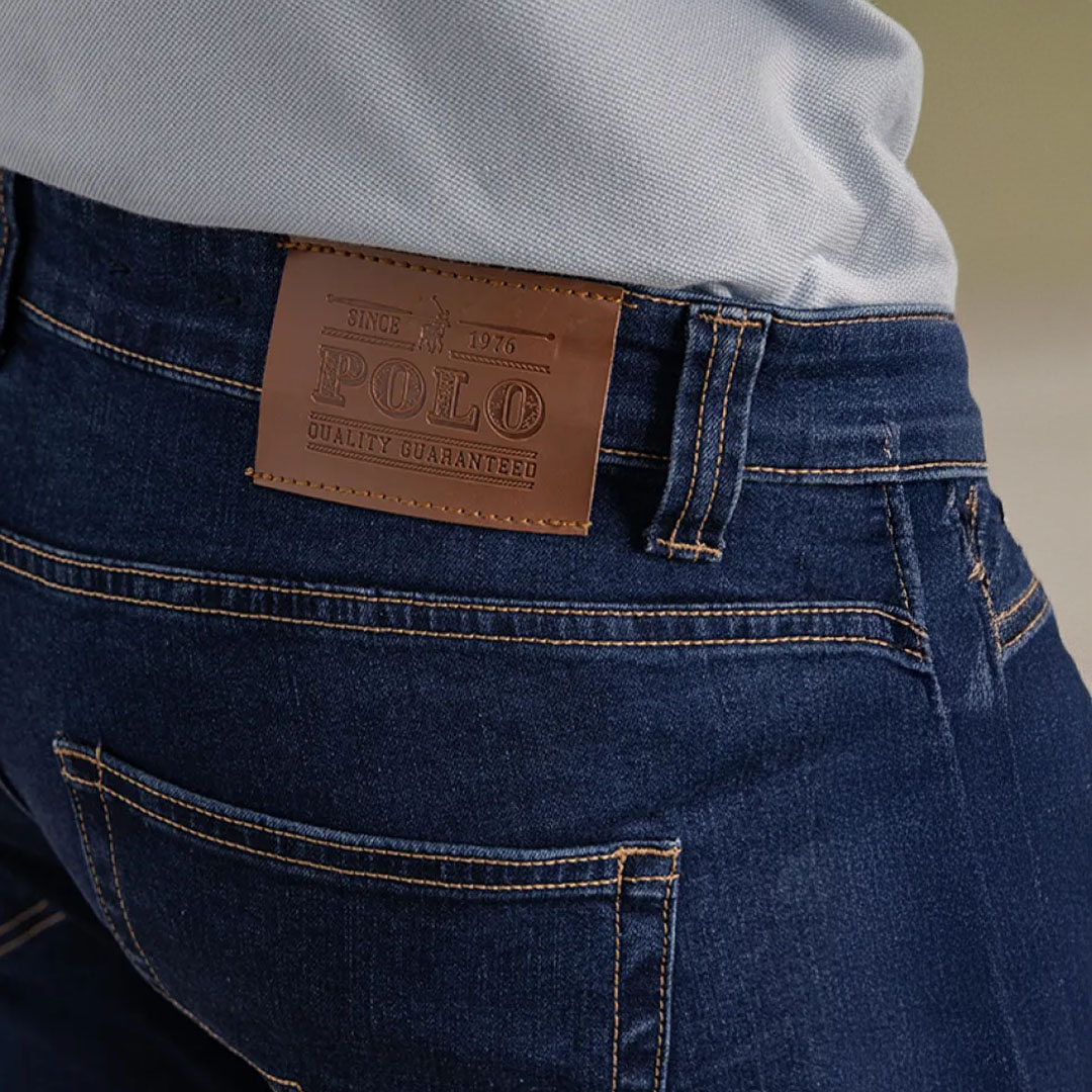 Polo Mens Simon Jean - Indigo - Image 4