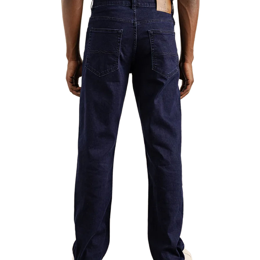 Polo Mens Simon Jean - Blue/Black - Image 2