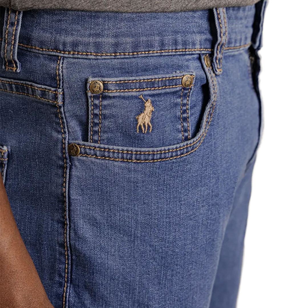 Polo Mens Simon Jean - Stonewash - Image 2