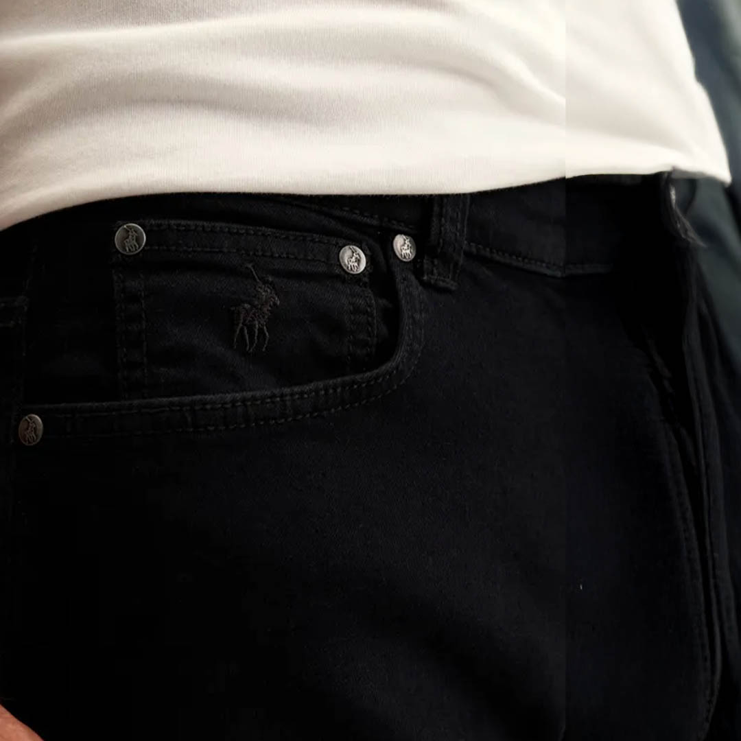 Polo Mens Paul Jean - Black - Image 3