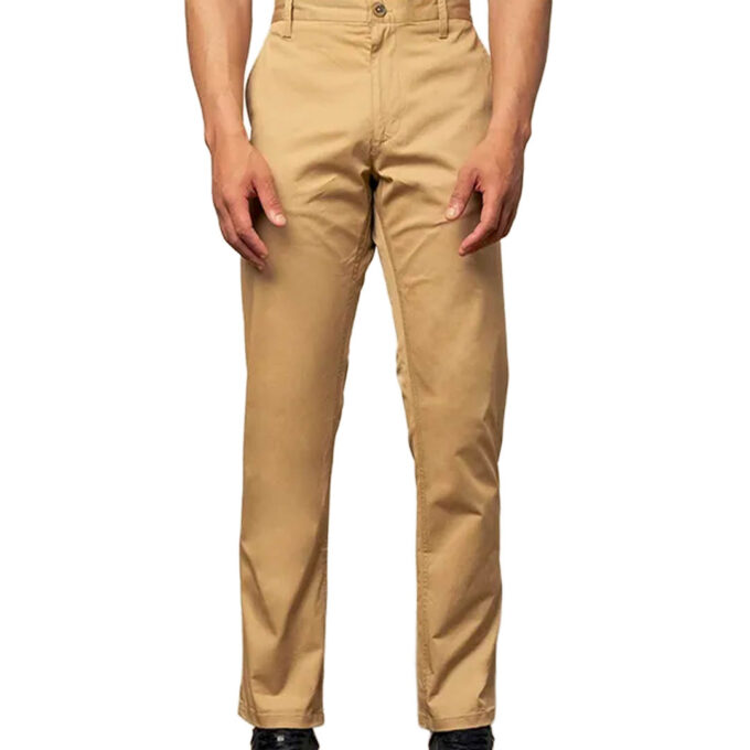 Polo Mens Milan Straight Leg Chino - Khakhi