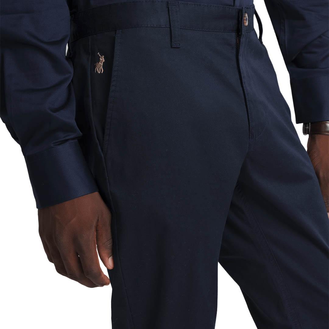 Polo Mens Milan Straight Leg Chino - Navy - Image 3